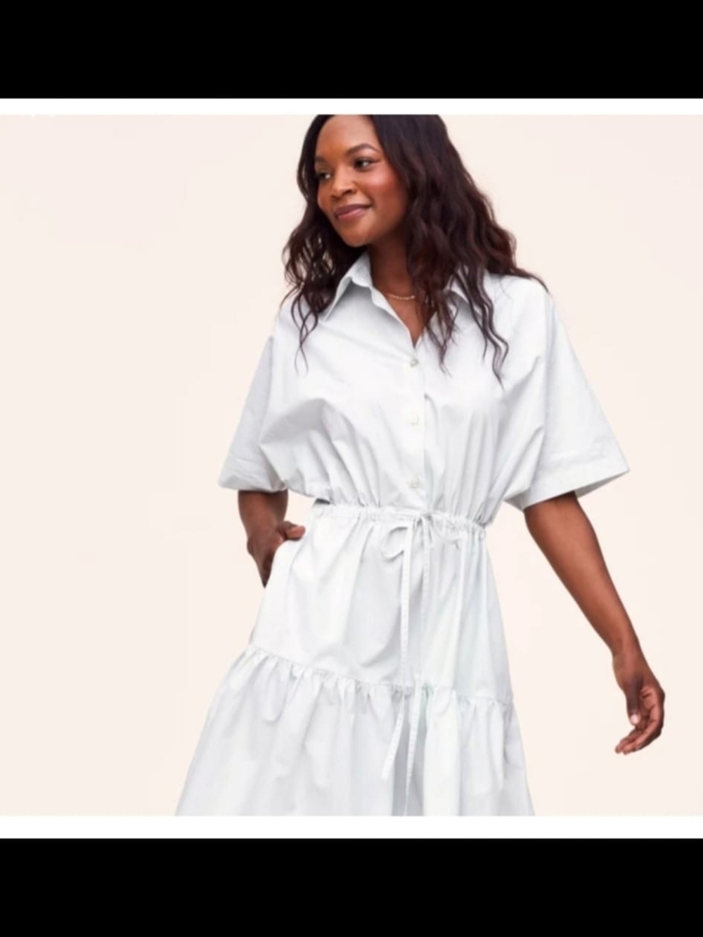 Adore Me White Shirt with Purple Brand Labels